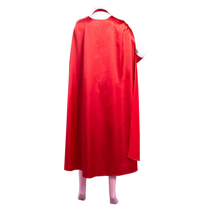 Wanda Vision Scarlet Witch Wanda Maximoff Cosplay Costume Halloween Carnival Suit