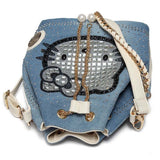 Water Drill Style Hello Kitty Cartoon Ladies Shopping Cowboy Casual Shoulder Bag - Toysoff.com