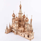 Wooden Puzzle Saint Basil'S Cathedral 3D Model DIY Assembly Architecture Toy - Toysoff.com