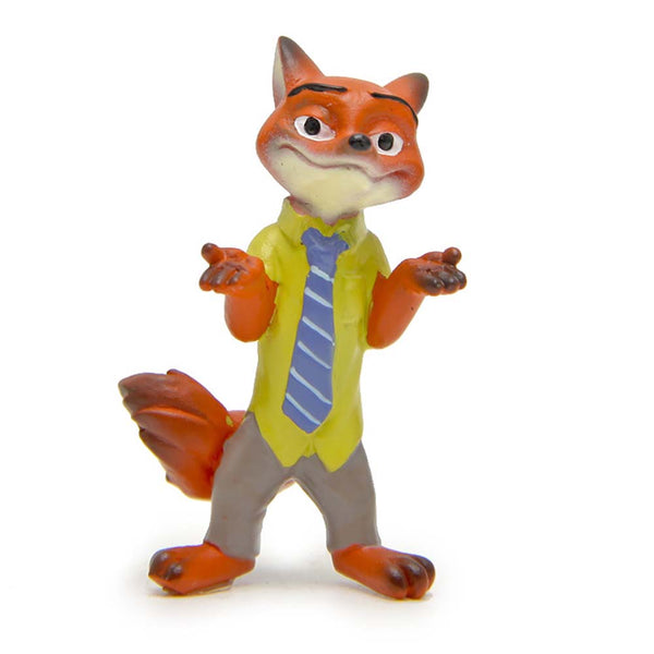 Zootopia Cartoon Movie Nick Wilde Cute Action Figure 4.5CM - Toysoff.com